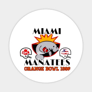 Miami Manatees CFL Magnet